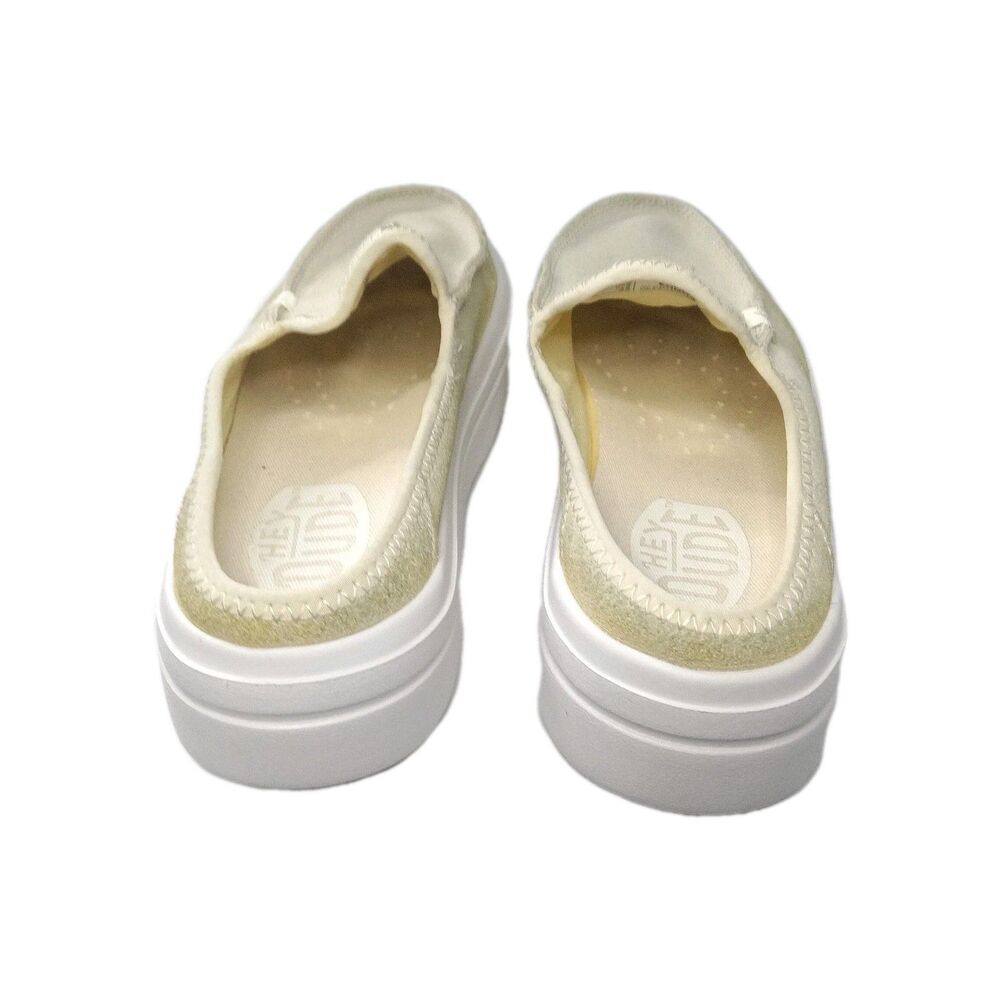 Hey Dude Austin Lift Classic Mule Shoes Women's Size 6 Custard Cream - Picture 5 of 11